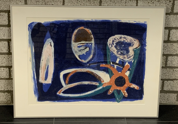 1097 - Piet Warffemius - Eleide den Laman ( 70 * 90 incl. lijst)