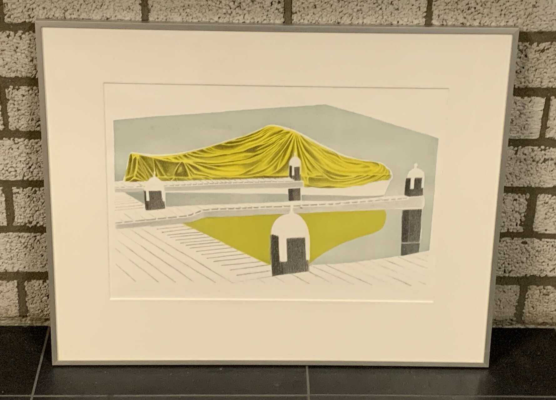 1025 - Saskia Bon - Dukdalven ( 57,3 * 72,6 incl. lijst)