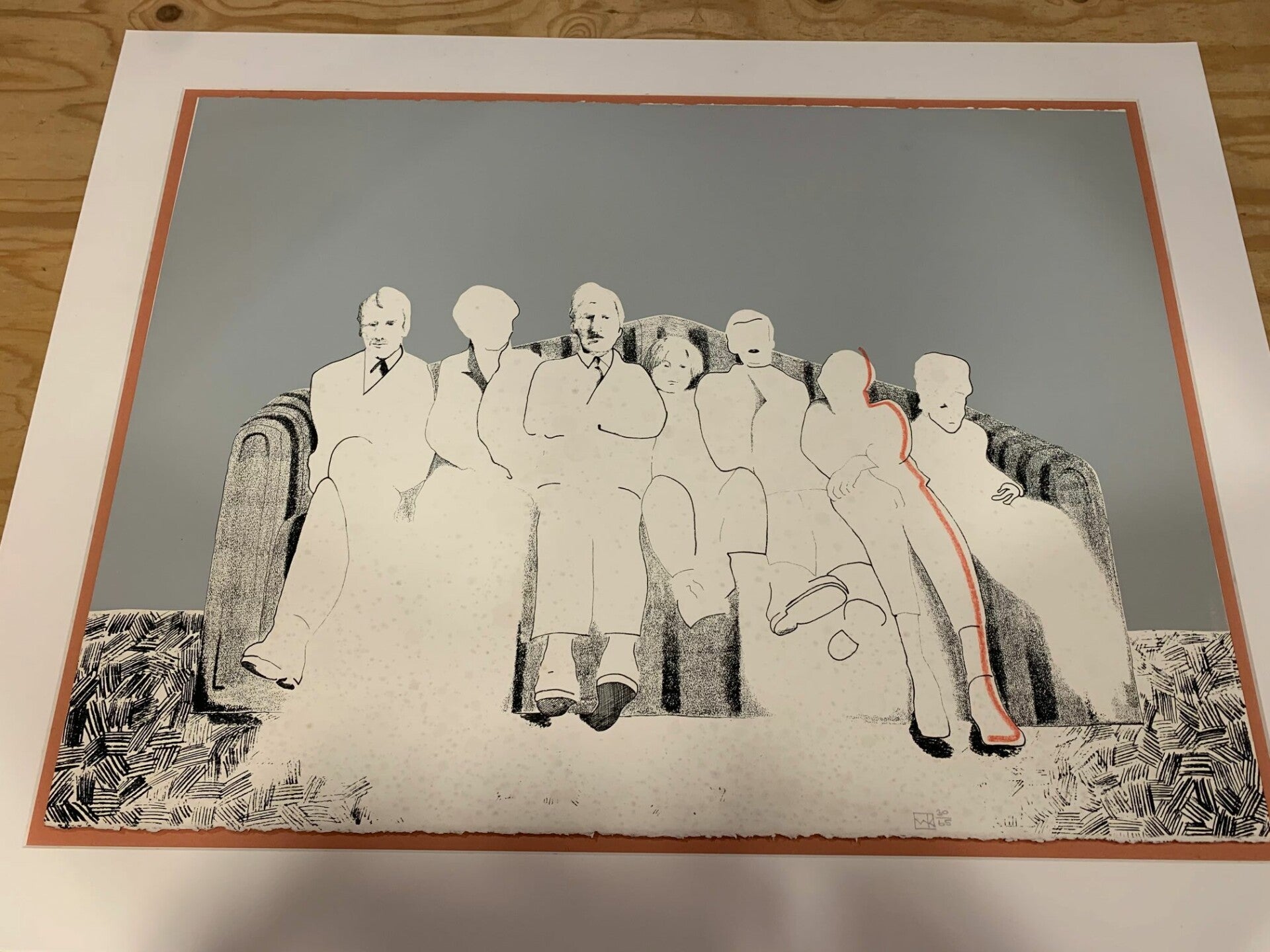 1872 - Wil Klaassen - Familie op bank