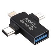 ADAPOTG3EN1 - Adaptateur OTG 3 en 1 (iphone, usb-c, micro-usb)