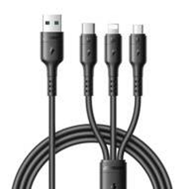 JOYROOMA61 - Joyroom -  Câble 3 en 1 Lightning, Micro, USB-C 3.5A