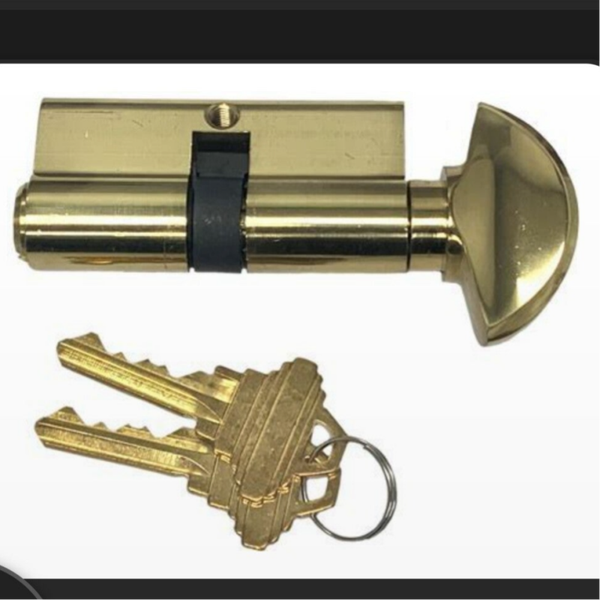 Pin Tumbler Lock Upgrade Package: (2 sets of 2) 4× 5-Pin SC1 Single Sided Atrium Lock Inserts, Highly Pick Resistant Serrated Driver Pins (Installed), 1× Folding Metal Keychain & 6× Additional Do Not Duplicate Keys (Cut to match), 4× Orig Keys
