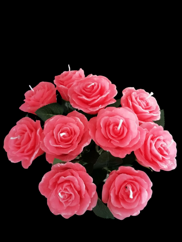 Boeket met 10 rode rozen