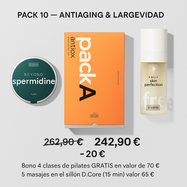 PACK 10— ANTIAGING & LARGEVIDAD