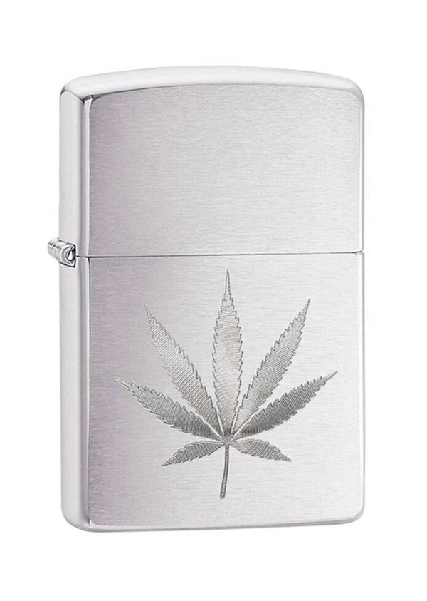 Zippo Aansteker - Hanfblatt chrom
