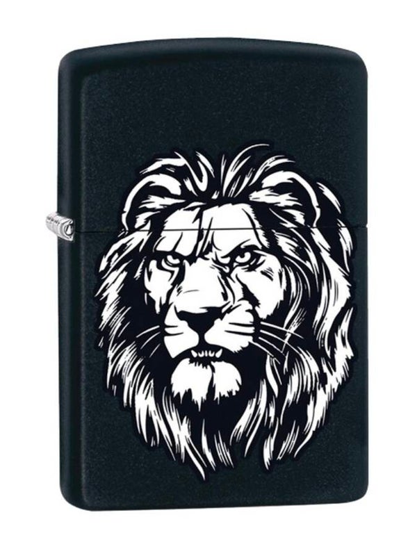 Zippo Aansteker - Lion Zwart/wit