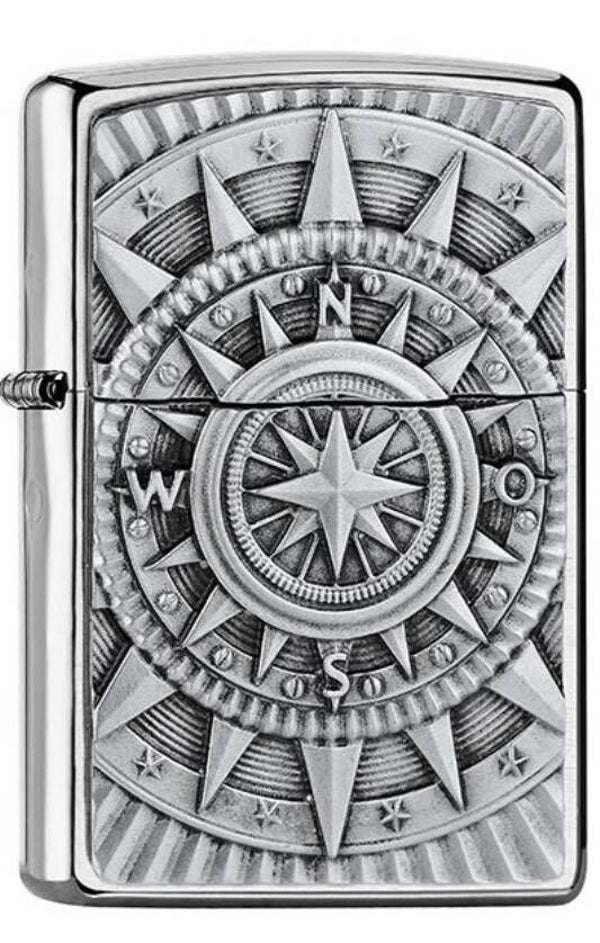 Zippo Aansteker - Kompas Ebleem