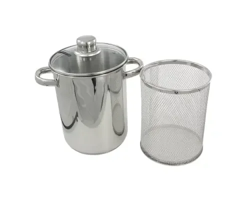 Asperge/pastapan RVS 21x16cm