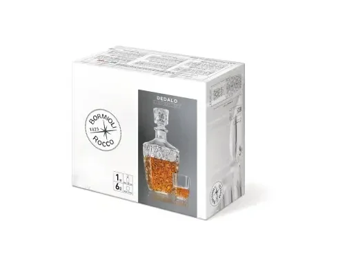 Bormioli Dedalo Whiskey Set 7-delig