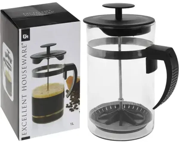 Cafetiere glas 1L