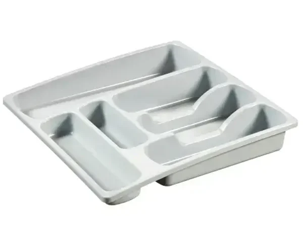 Curver bestekbak 6 vaks medium licht grijs