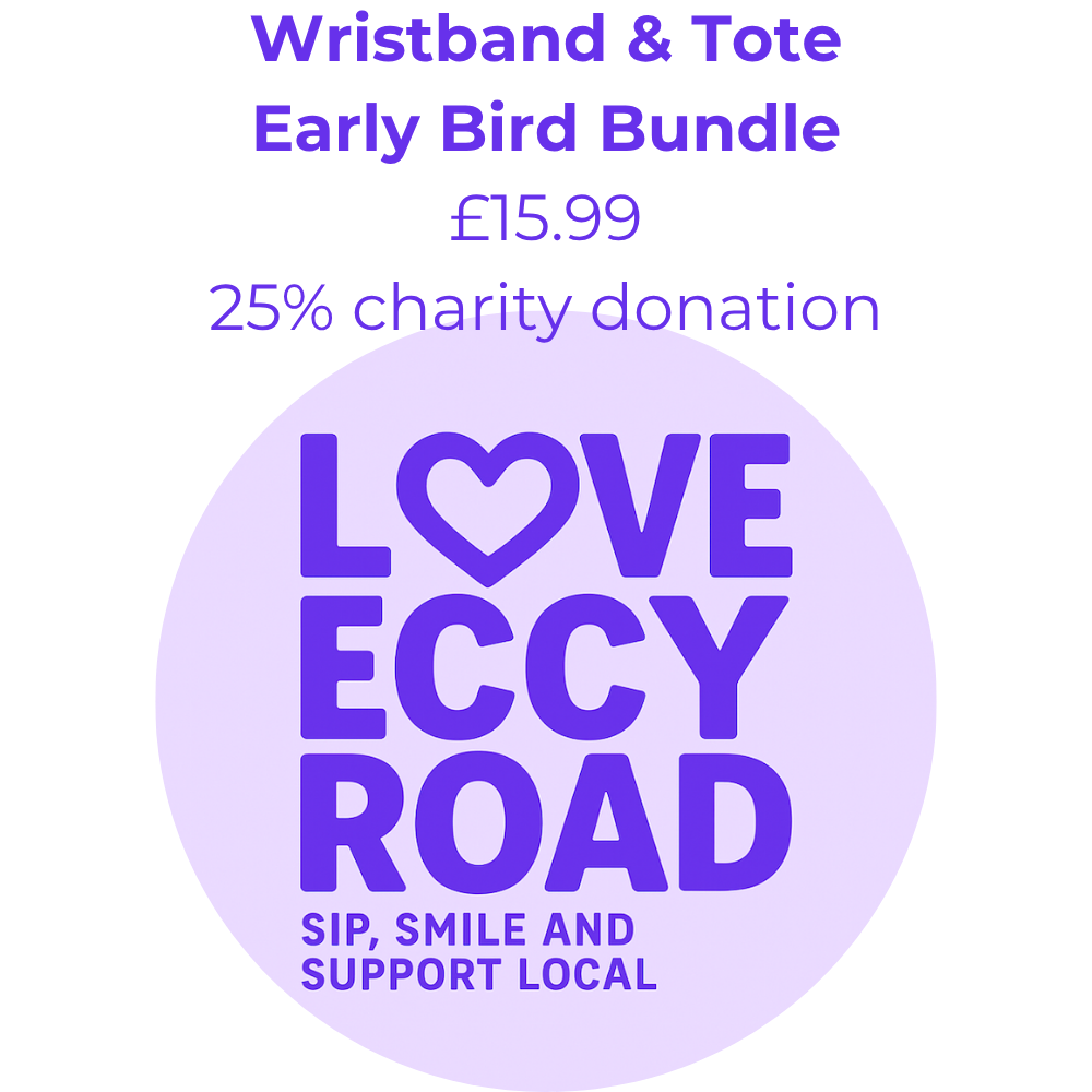 Love Eccy Road 2025 Bundle – Wristband + Tote Bag 💜