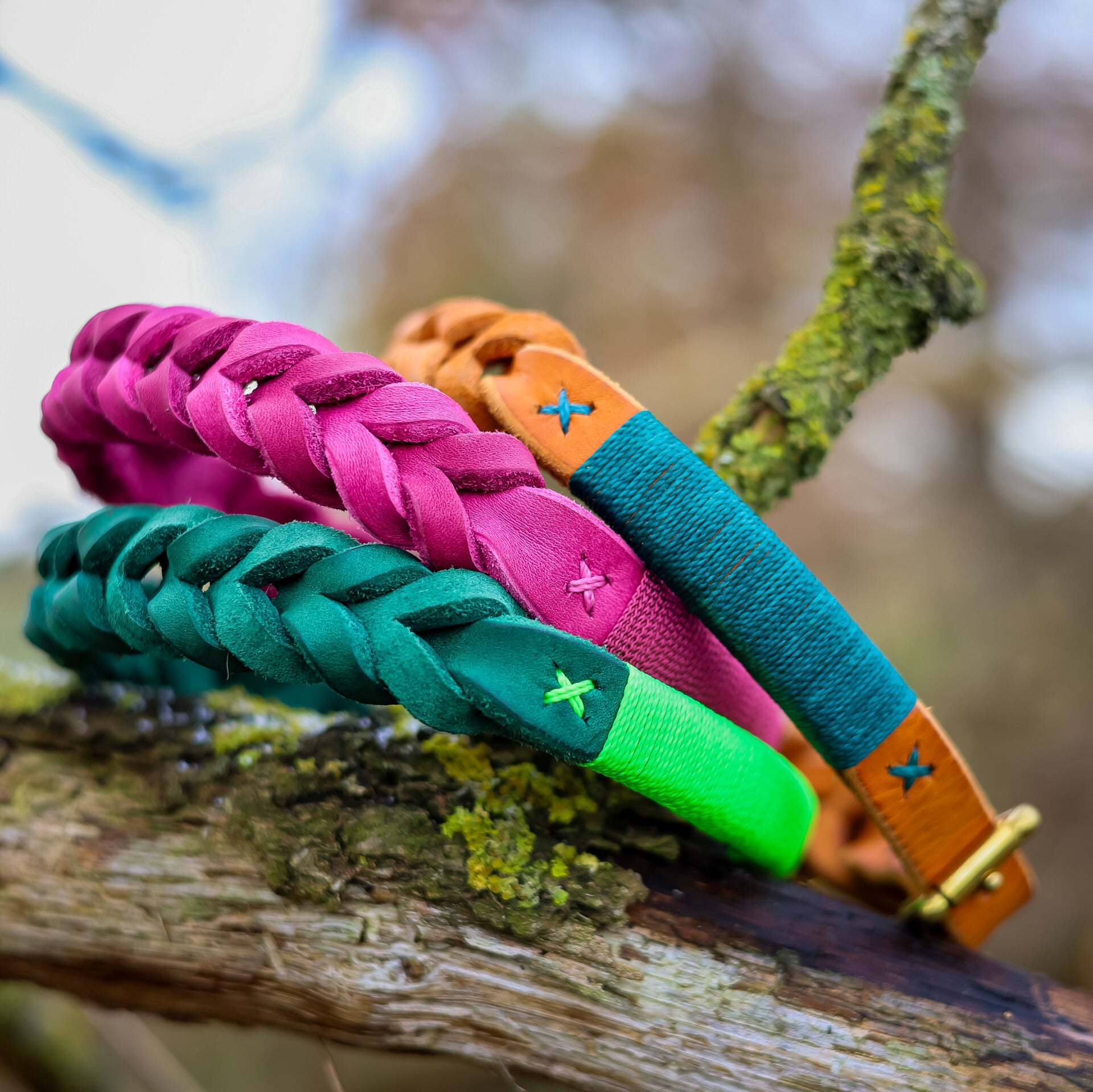 Lederhalsung "Waldgeist"