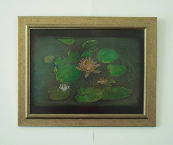 Schilderij waterlelies