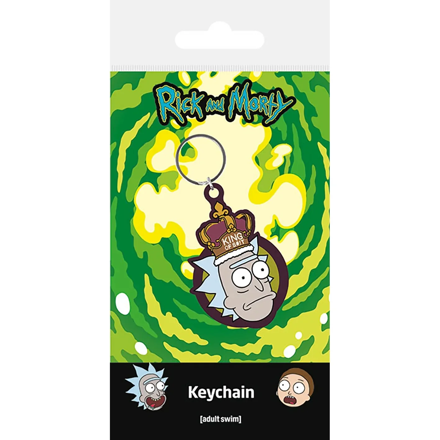 Rick and Morty - King of S**T keychain