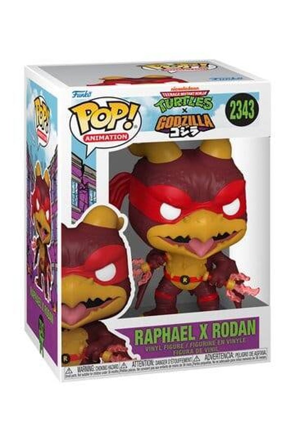 Funko Pop! Teenage Mutant Ninja Turtles x Godzilla - Raphael x Rodan