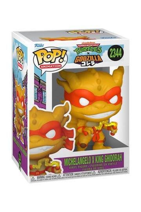 Funko Pop! Teenage Mutant Ninja Turtles x Godzilla - Michelangelo x King Ghidorah