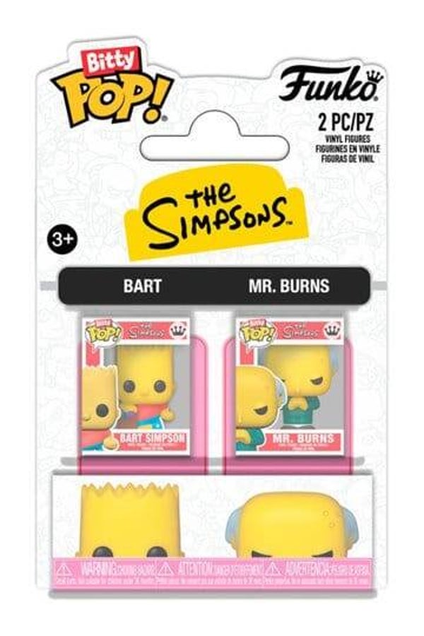 Funko Bitty Pop! The Simpsons - Bart Simpson & Mr. Burns