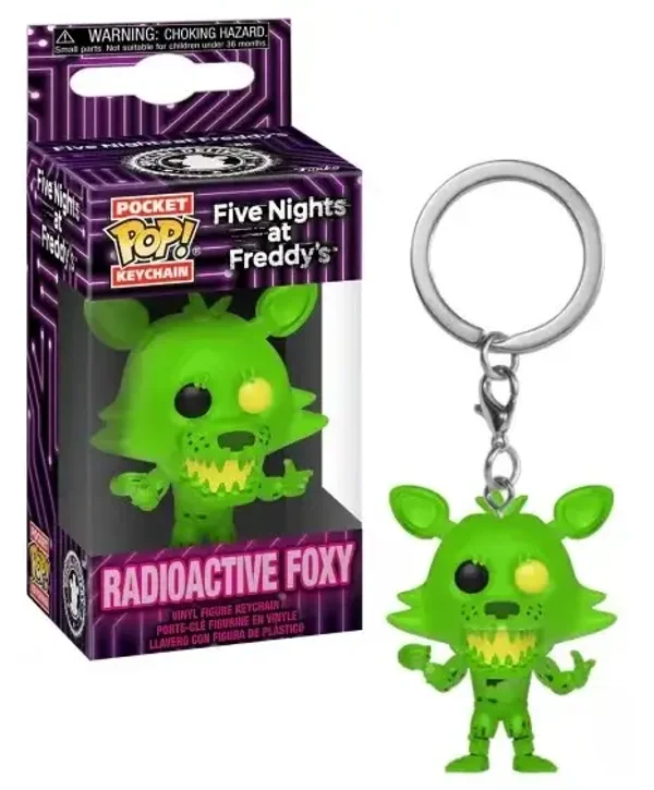 Funko Pop! FNAF - Radioactive Foxy keychain