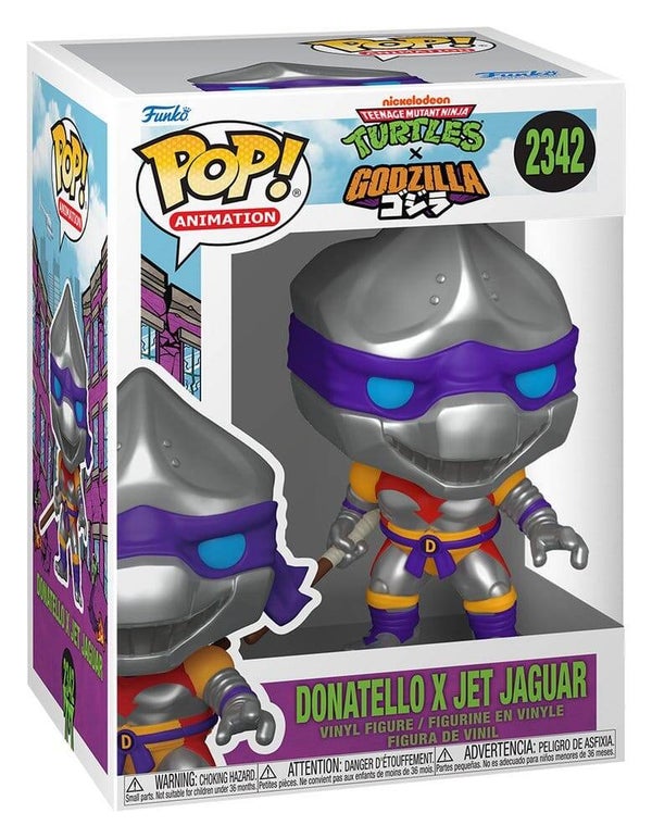 Funko Pop! Teenage Mutant Ninja Turtles x Godzilla - Donatello x Jet Jaguar
