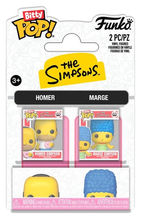 Funko Bitty Pop! The Simpsons - Homer Simpson & Marge Simpson