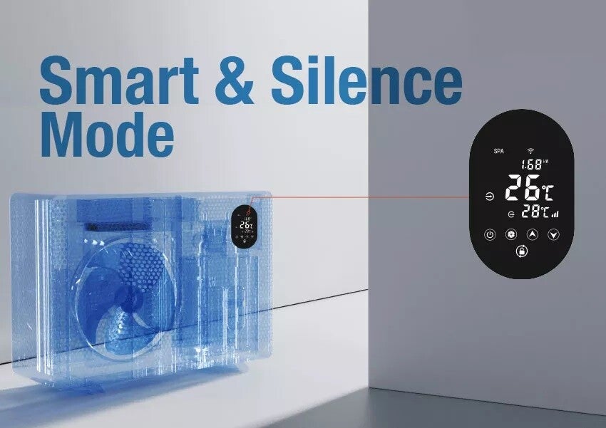 stille warmtepomp zwembad