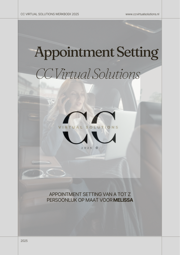 Training Appointment Setting – vernieuwde editie