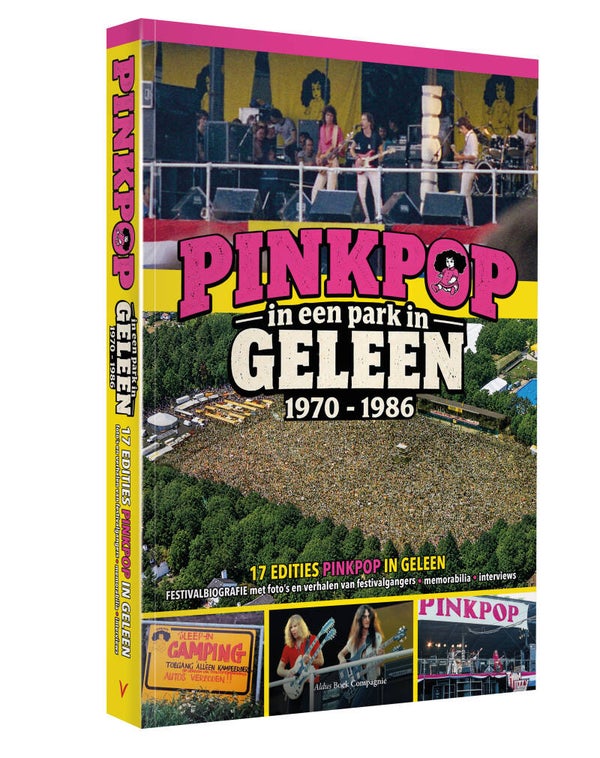 Pinkpop in een park in Geleen 1970-1986