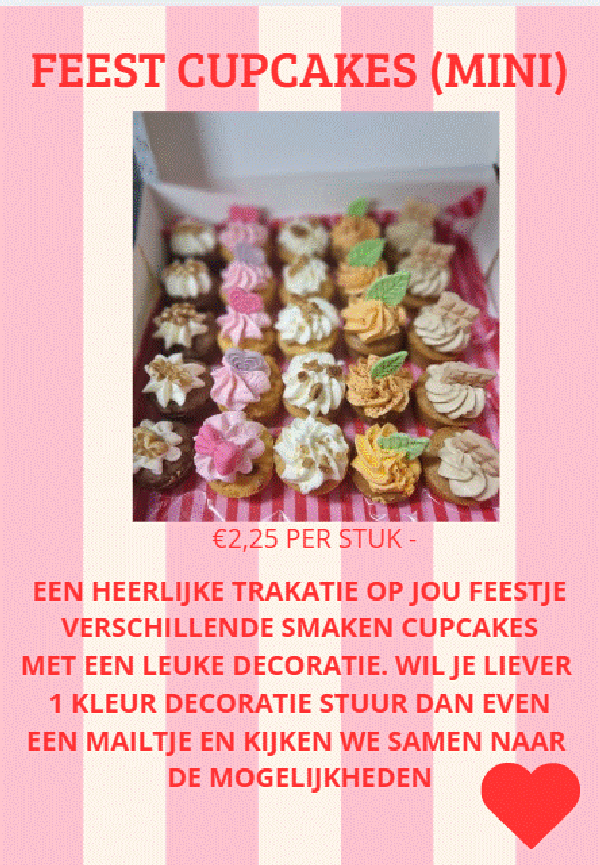 Feestcupcakes
