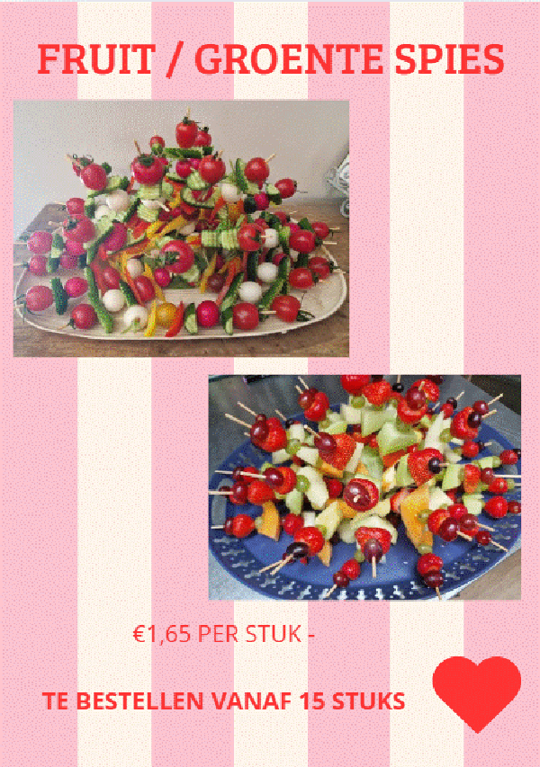 Fruit of groente spies