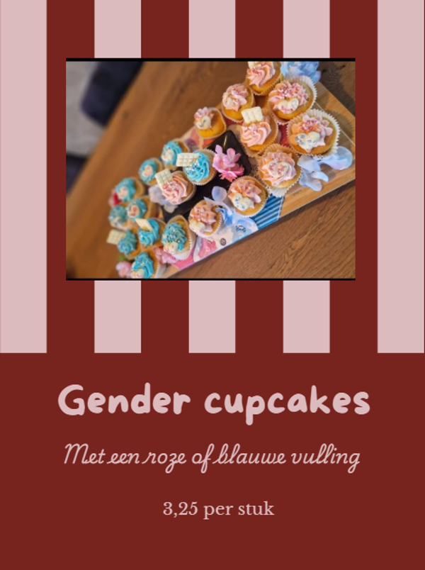 Gender cupcakes