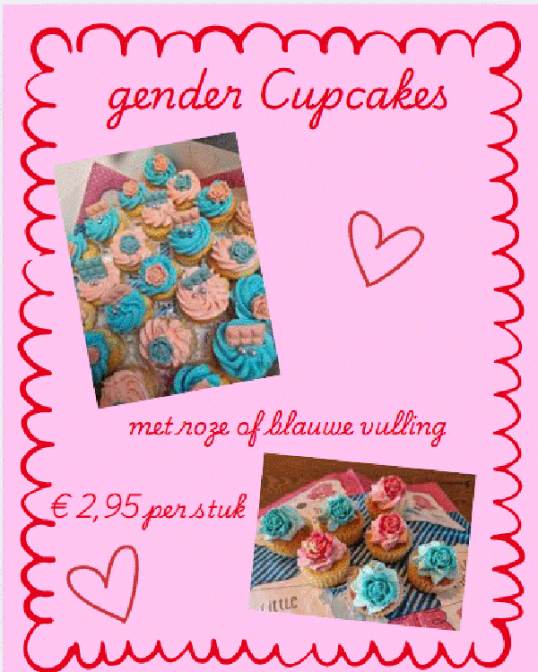 Gender cupcakes