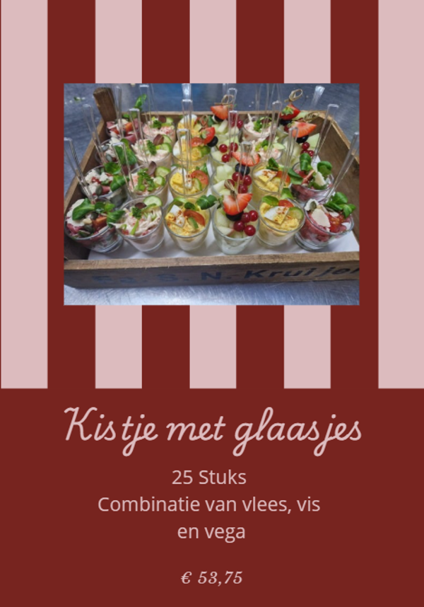 Kistje met glaasjes