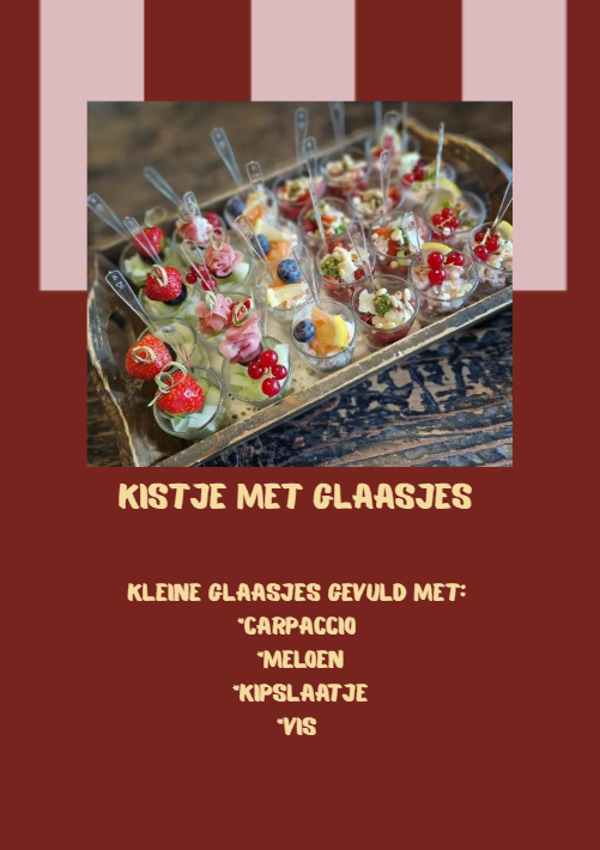 Kistje met glaasjes