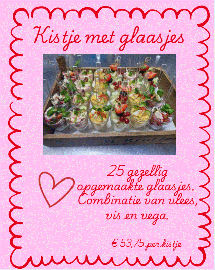 Kistje met glaasjes