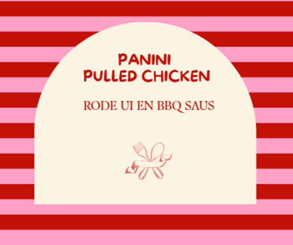 Panini pulled chicken