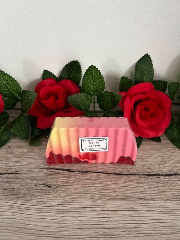 Savon Artisanal À La Coupe : Cerise/Banane