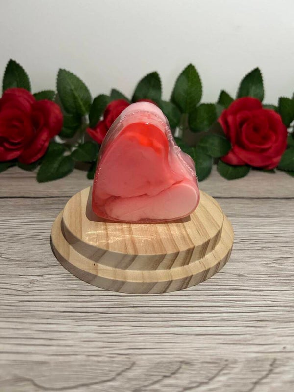 Savon Cœur : Framboise