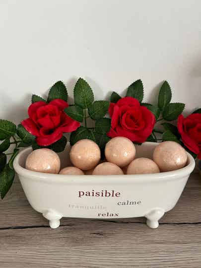 Bombe de Bain 40g :  Abricot