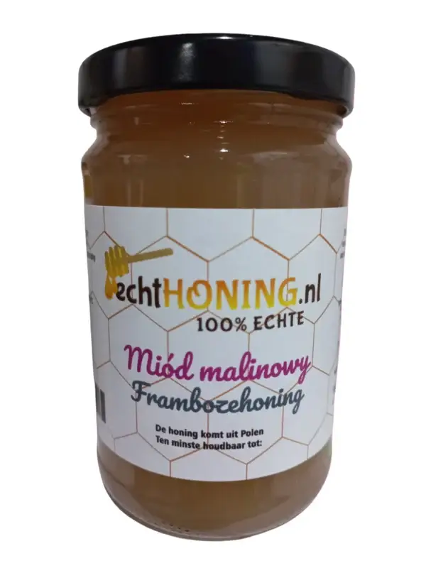 Miód malinowy 375 gram -z