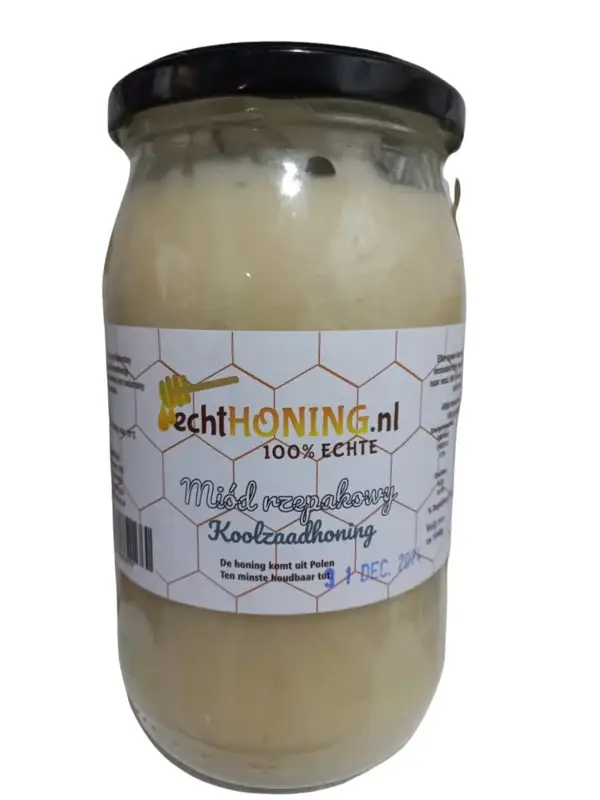 Miód rzepakowy 1040 gram -z