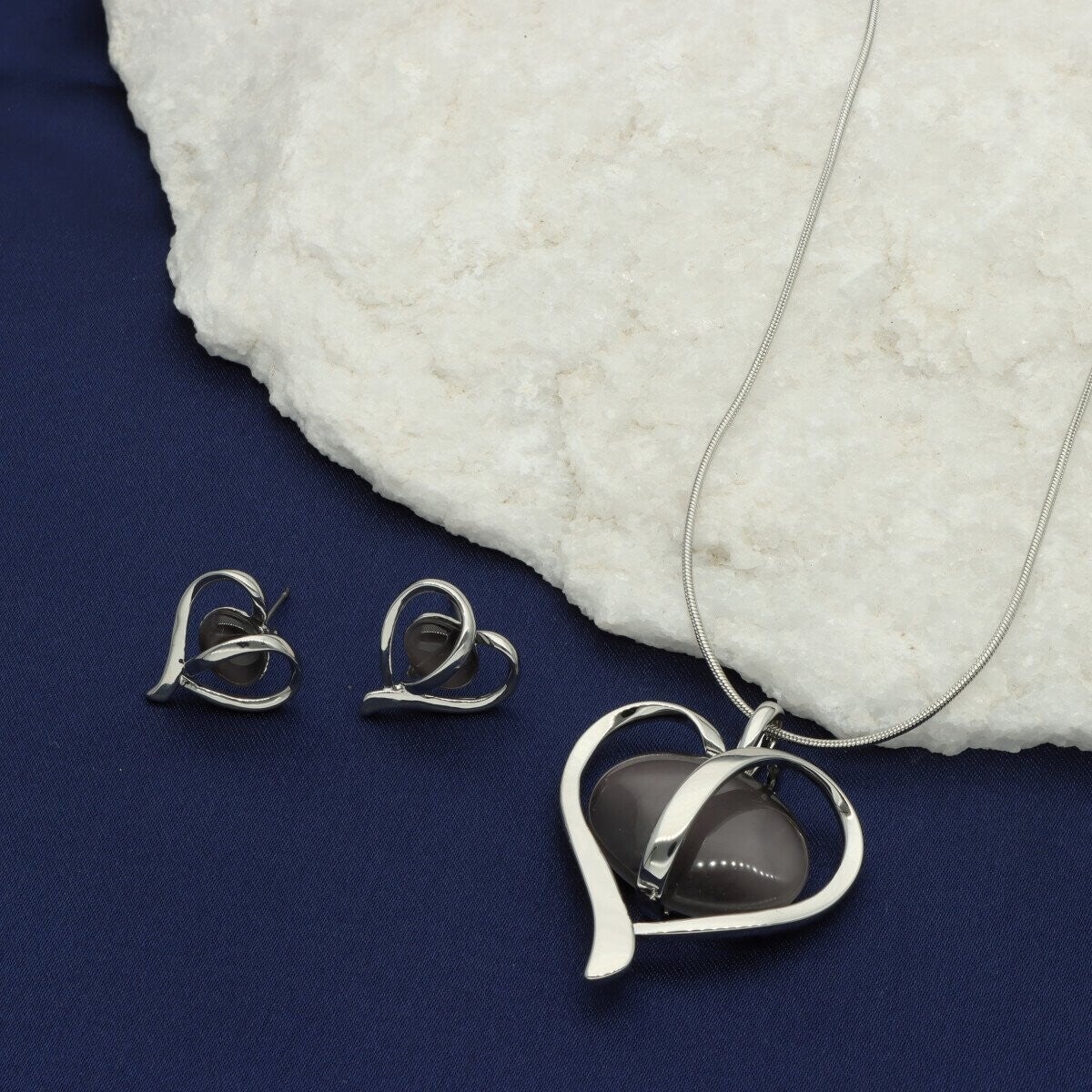 Elegancki komplet biżuterii