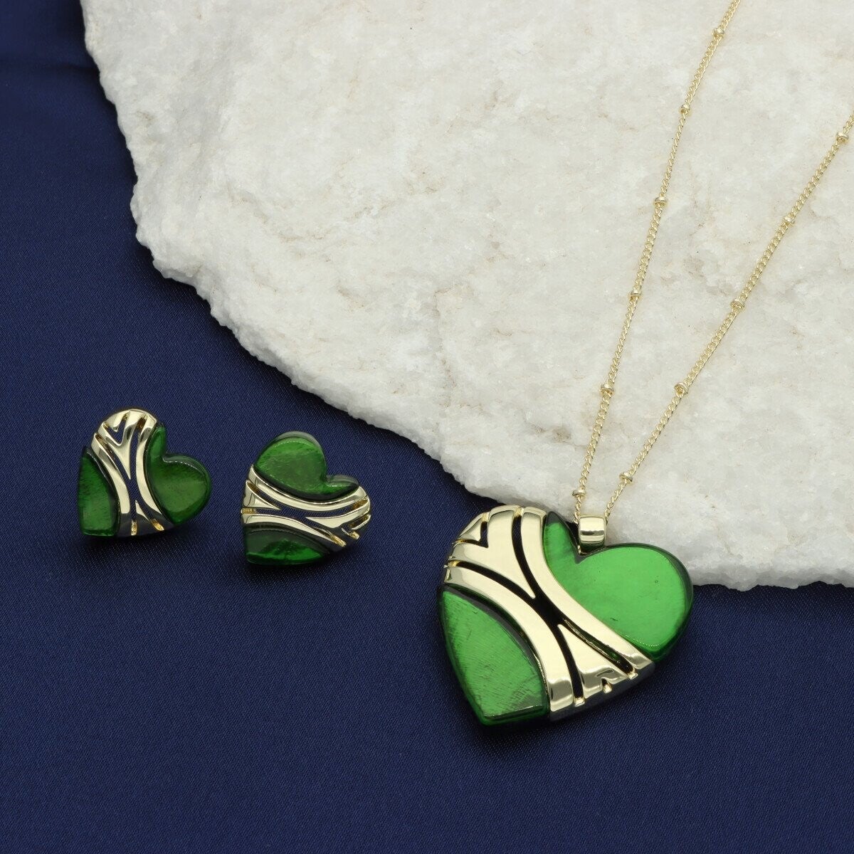 Elegancki komplet biżuterii