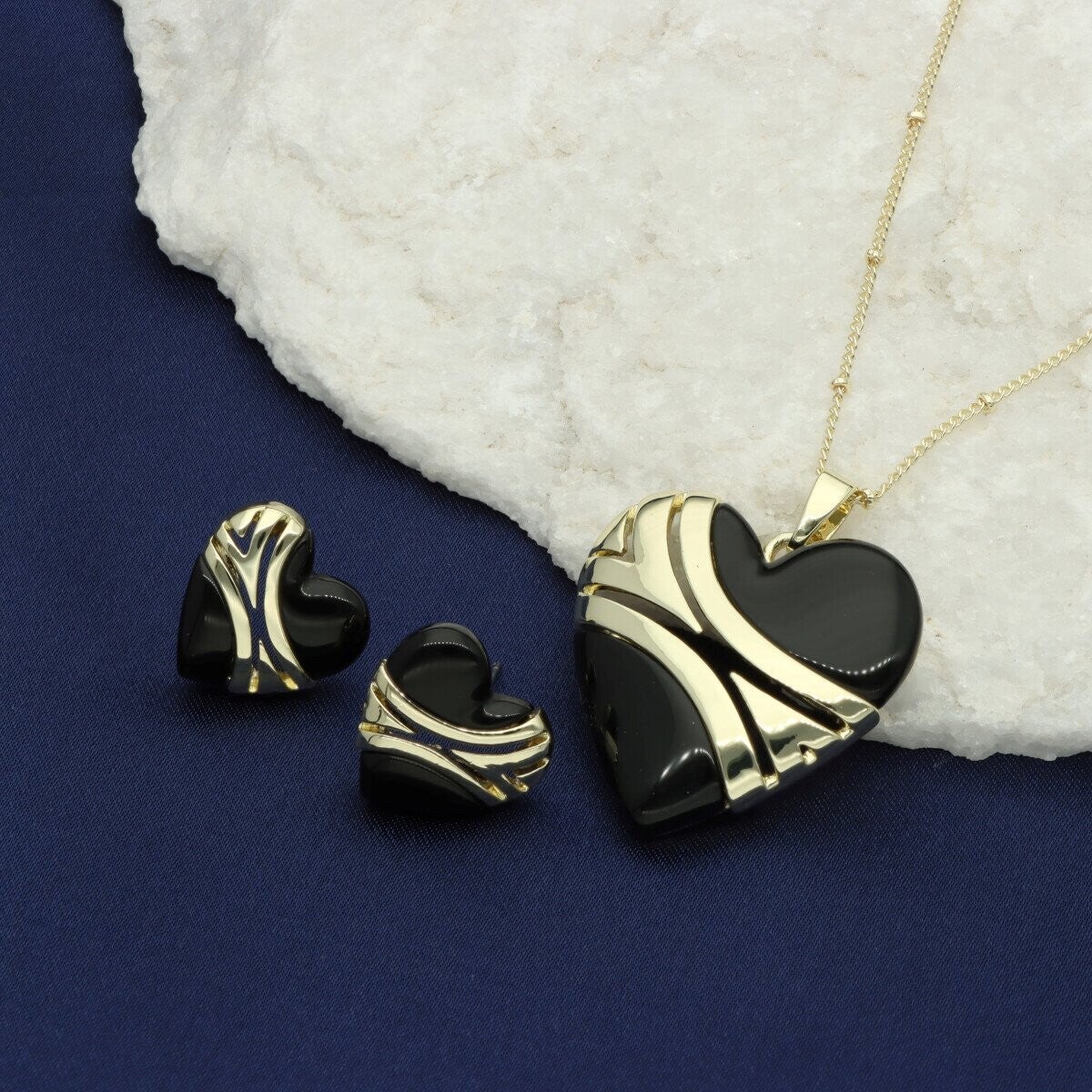 Elegancki komplet biżuterii