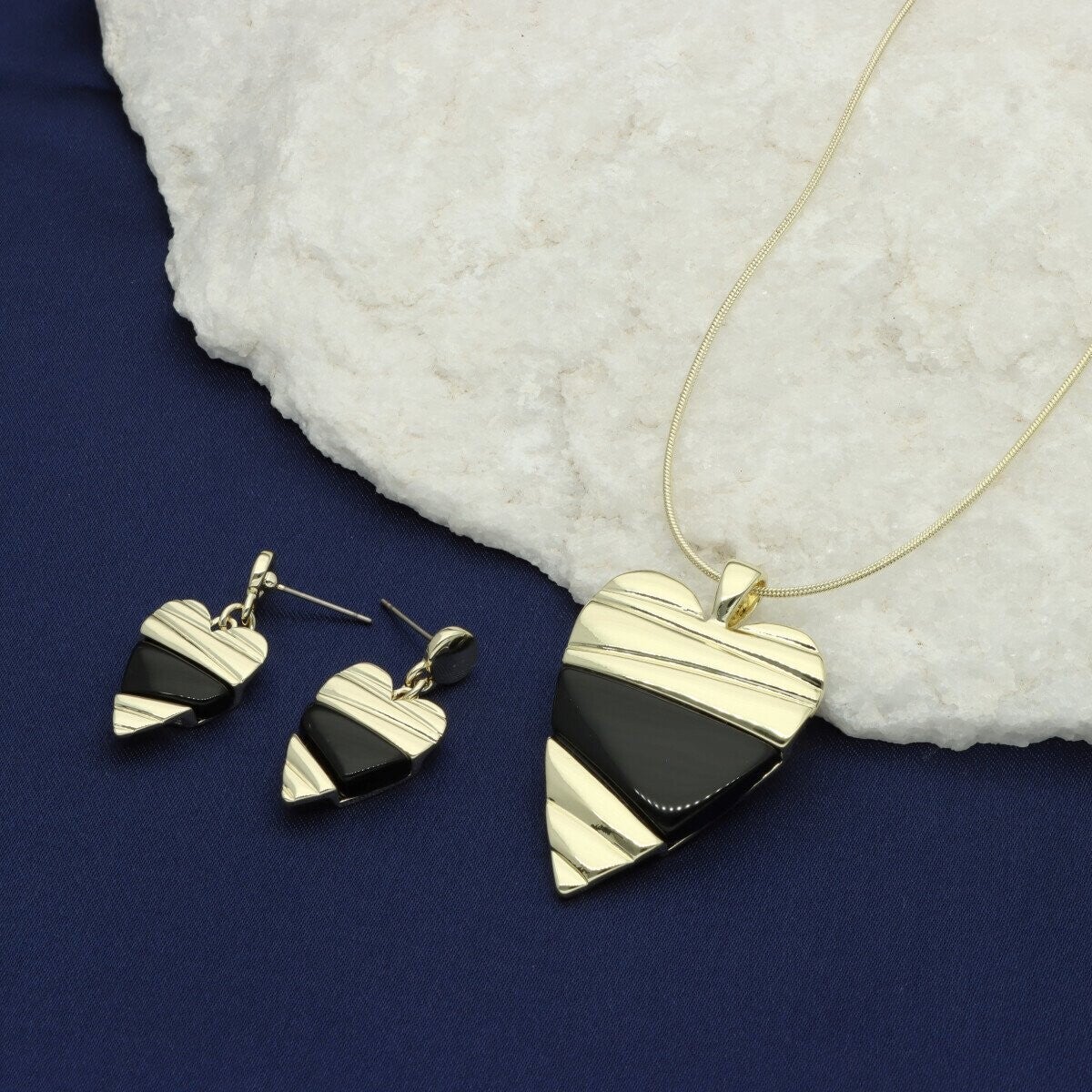 Elegancki komplet biżuterii