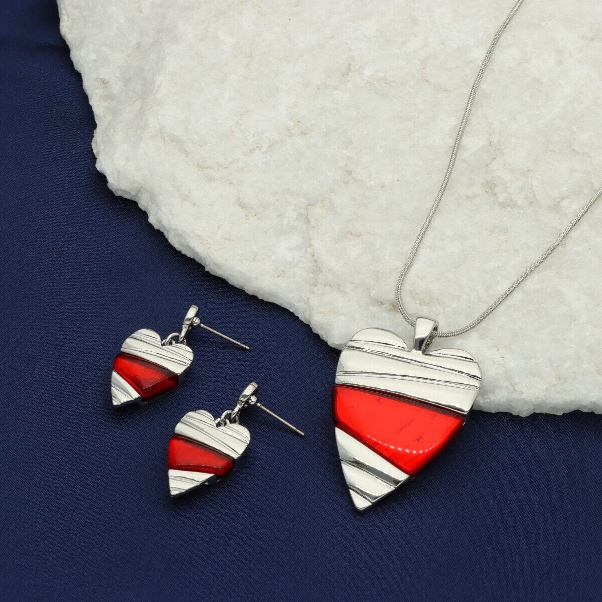 Elegancki komplet biżuterii