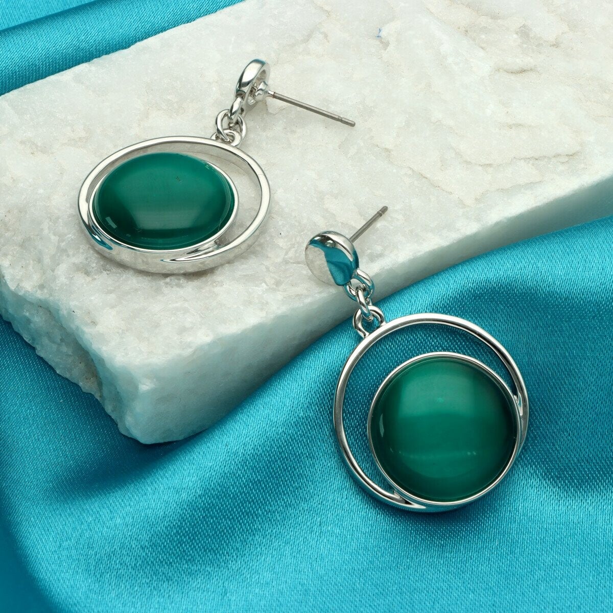 Kolczyki QUARTZ LUNA