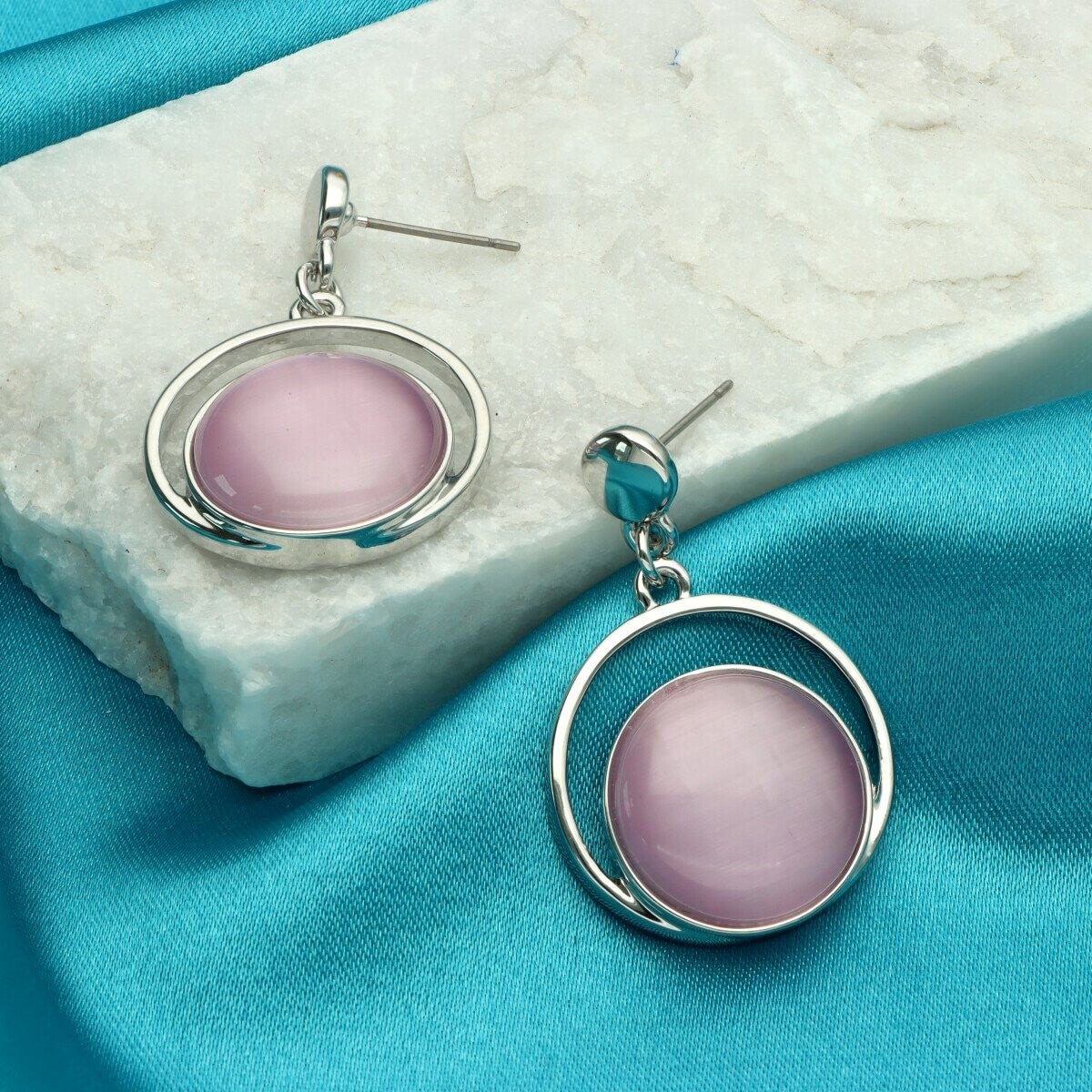 Kolczyki QUARTZ LUNA