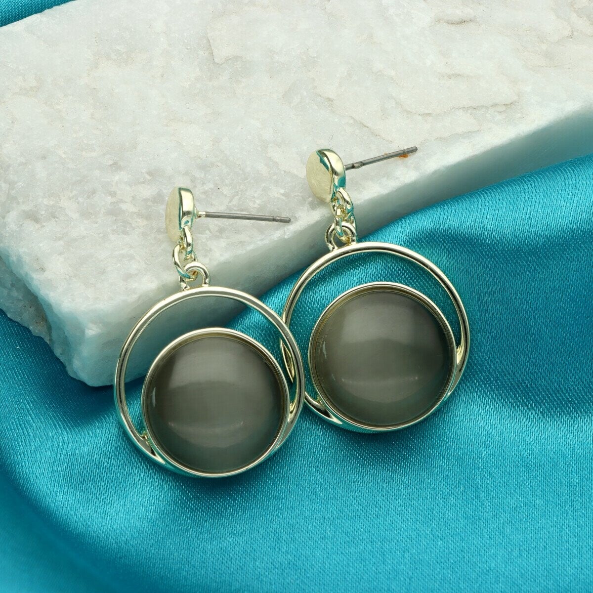 Kolczyki QUARTZ LUNA