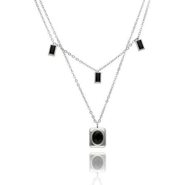 Naszyjnik ze stali szlachetnej